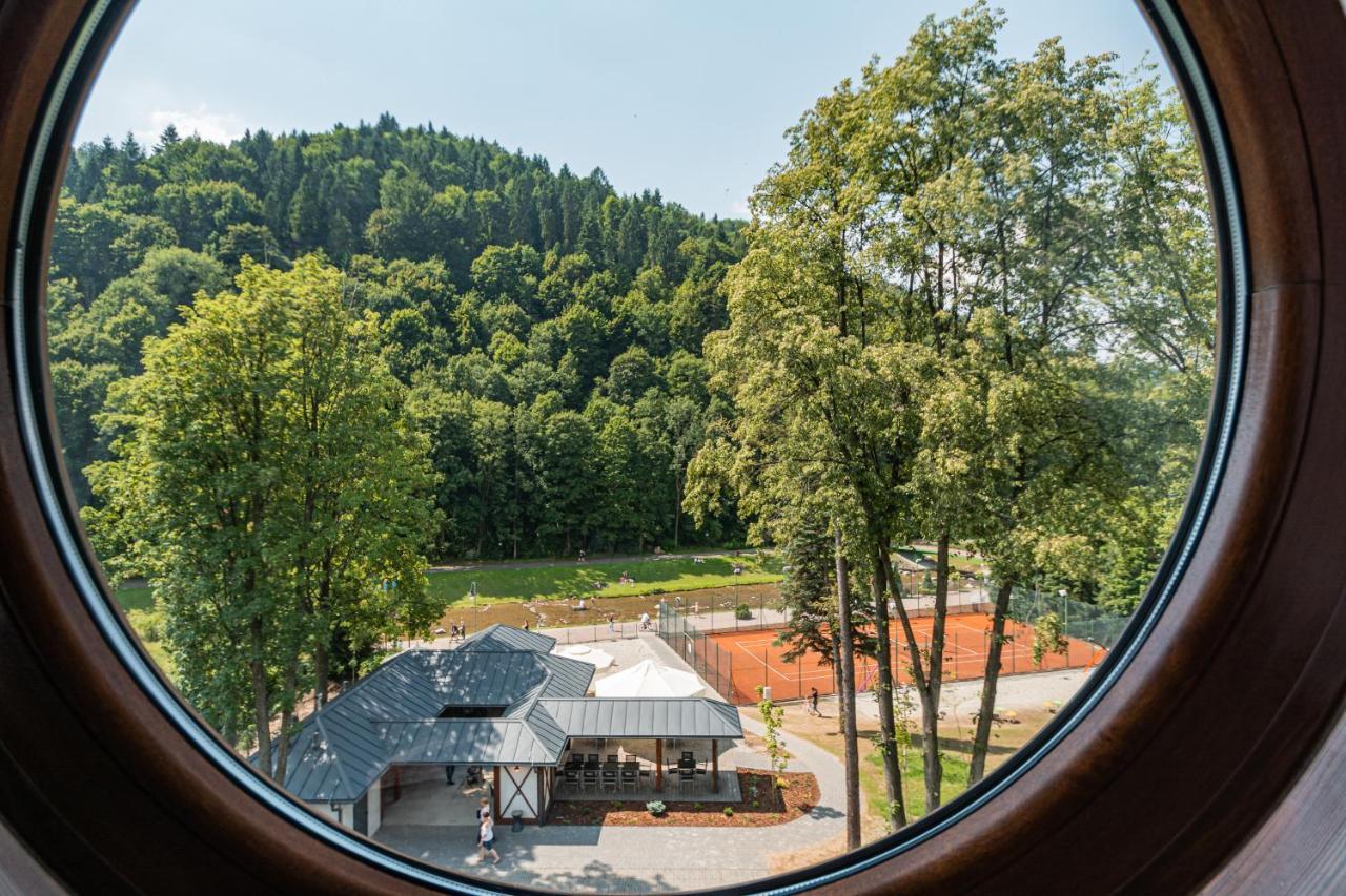 Szczawnica Park Resort & Spa Buitenkant foto View from the observation tower
